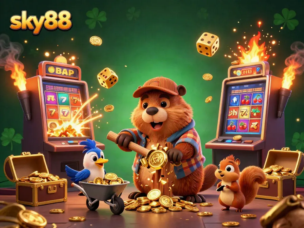Transform your luck and win big with sky88's vibrant gaming scene featuring exciting slots.