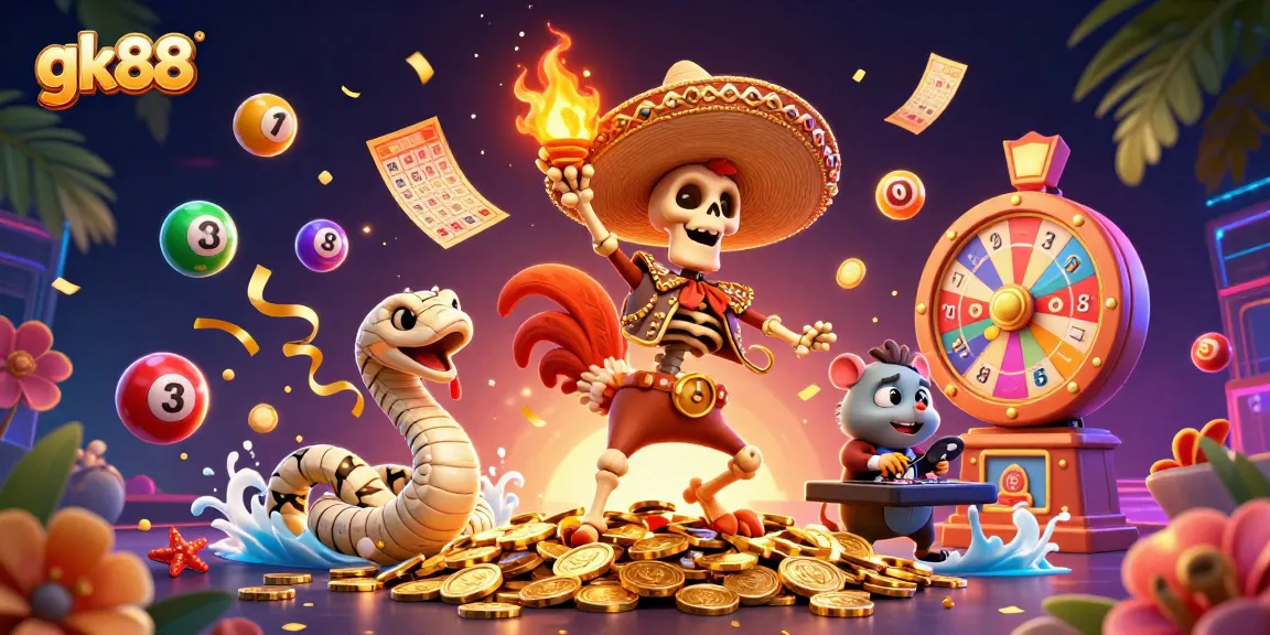 gk88 tạo cơ hội cho người chơi Jackpot cùng các hình ảnh vui nhộn hấp dẫn
