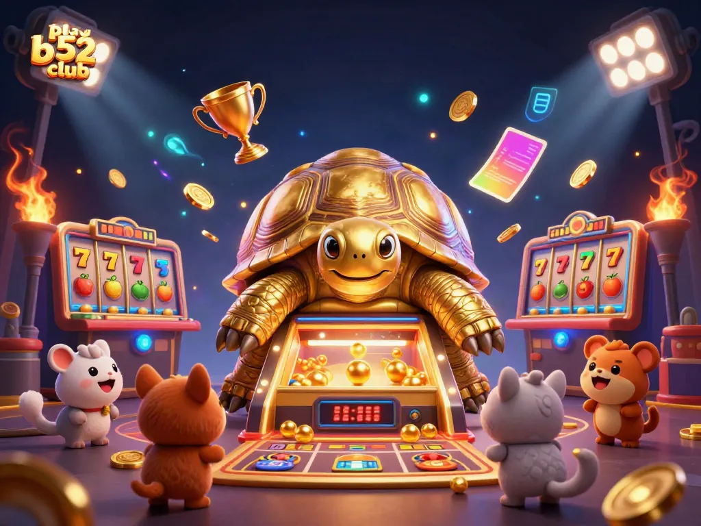 Experience the excitement as you play B52 Club with vibrant slot elements and dynamic characters.