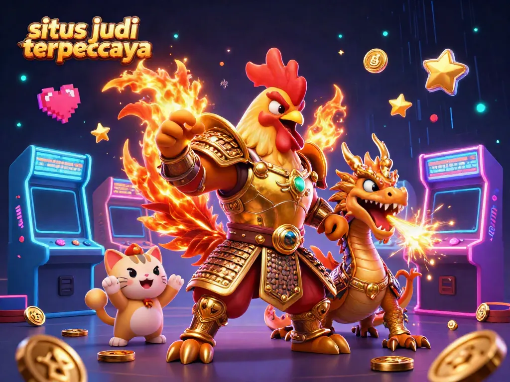 Gamer menikmati situs judi terpercaya dengan slot yang menguntungkan dan elemen permainan yang menarik.