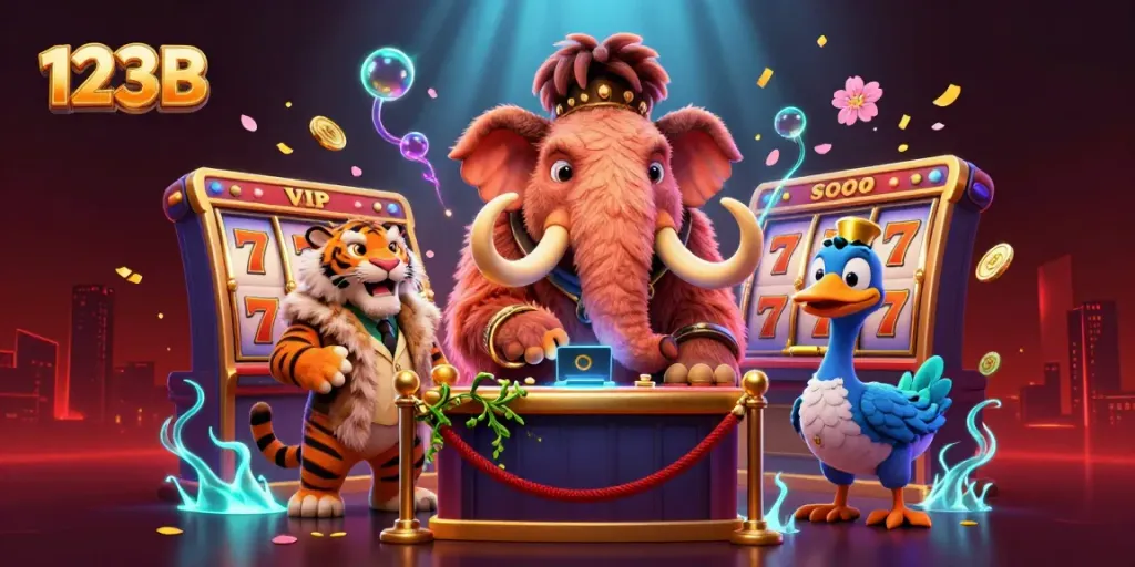 Experience the excitement of 123B with vibrant 3D characters and dynamic gambling elements.
