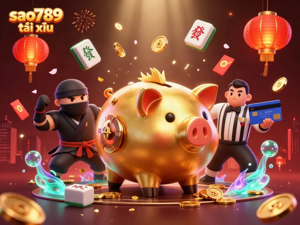 Experience thrilling sao789 tài xỉu gameplay featuring vibrant casino characters engaging in high-stakes action.