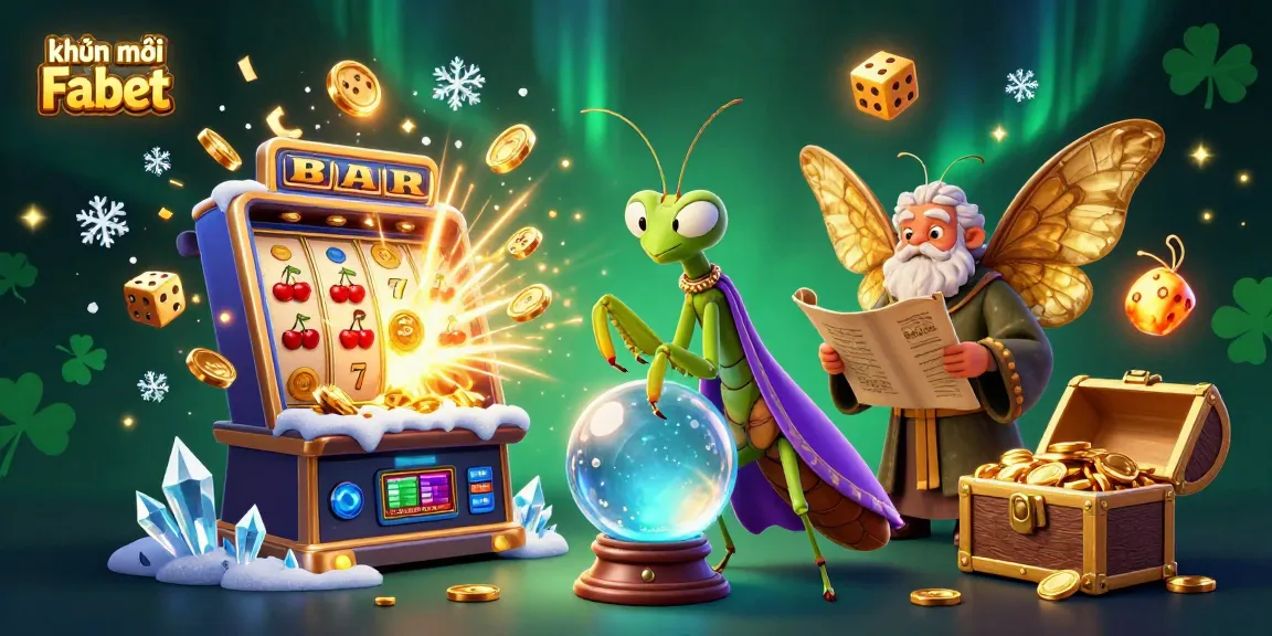 Engage with khuyến mãi Fabet through a magical casino illustration filled with action and excitement.